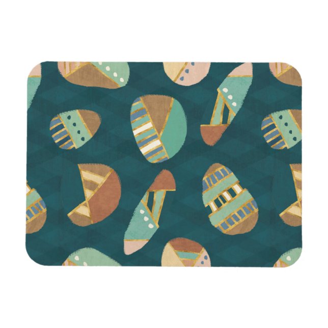 Ímã Passo Geo Externo | Padrão Azul (Horizontal)