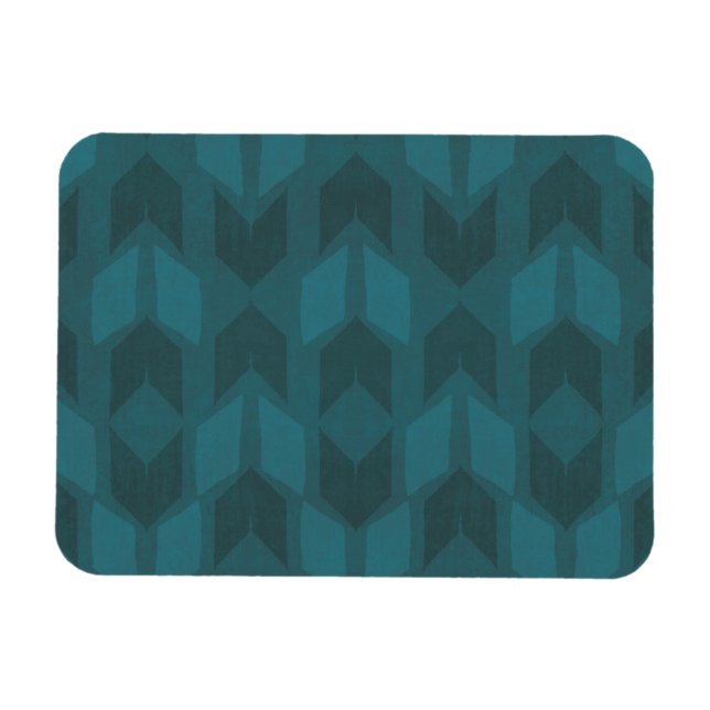 Ímã Passo Geo Externo | Padrão de lacre escuro (Horizontal)