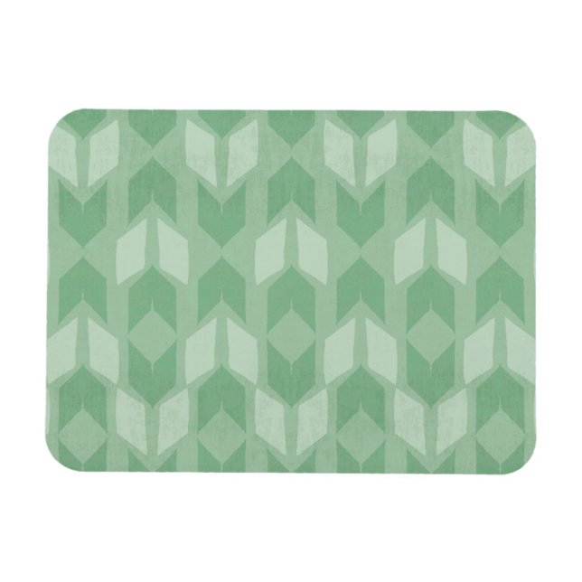Ímã Passo Geo Externo | Padrão de seta verde (Horizontal)