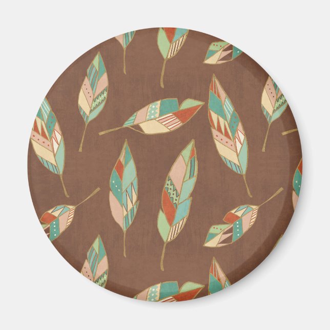 Imã Passo Geo Sudoeste | Padrão de penas sudoeste (Frente)