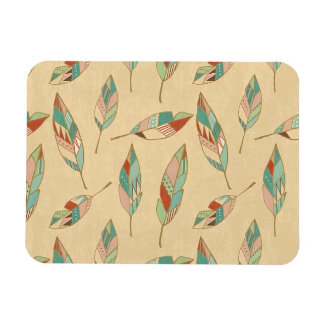 Ímã Passo Geo Sudoeste | Padrões para penas de coral (Horizontal)