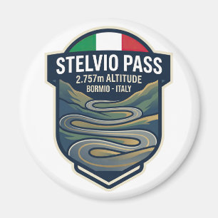 Imã Passo Stelvio - Estrada de Corrida Dolomites