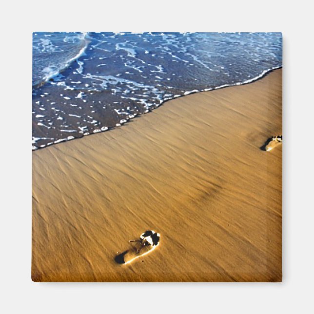 Imã Passos De Praia (Frente)