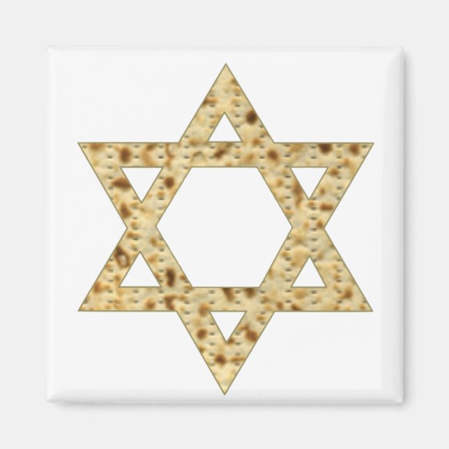 Imã Passover Matzoh Star de David (Frente)