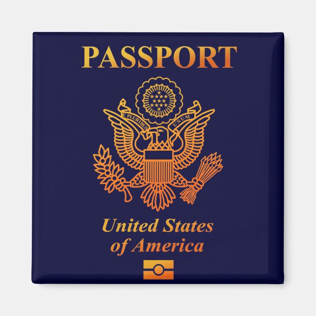 IMÃ PASSPORT(USA) (Frente)