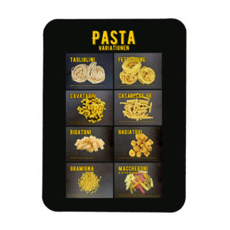 Ímã Pasta Variationen Italienisches Restaurante Zutate