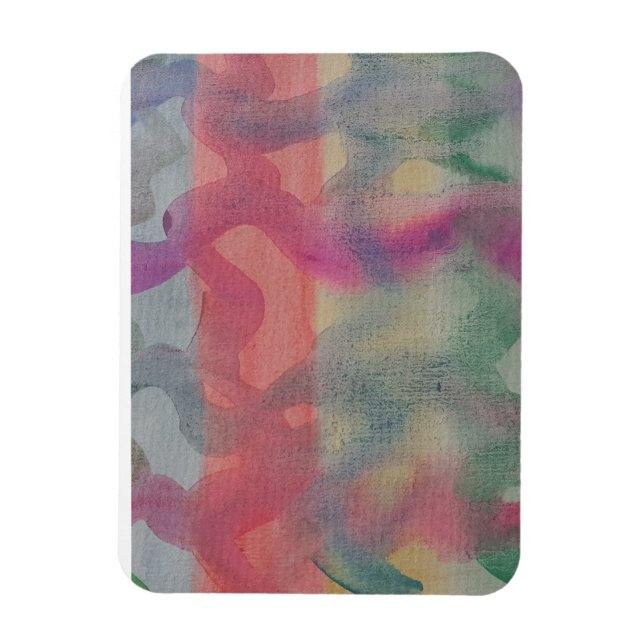 Ímã Pastel Abstrato Art (Vertical)