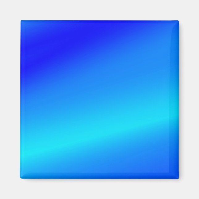 Imã Pastel abstrato de cor azul-ópera ombre (Frente)