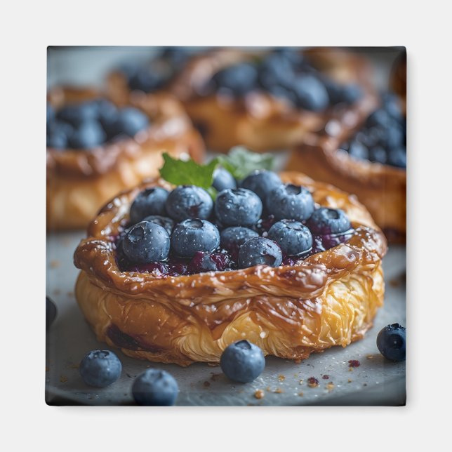 Imã Pastel Dinamarquês de Mirtilo (Frente)
