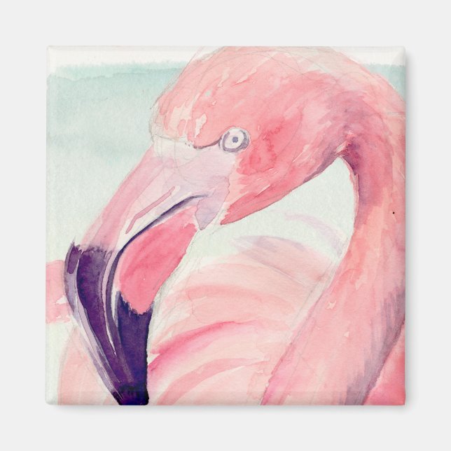 Imã Pastel Flamingo (Frente)
