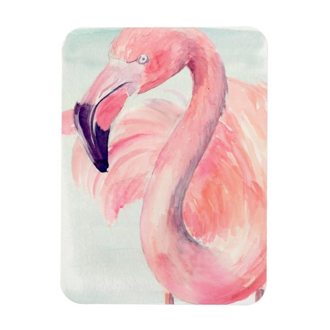 Ímã Pastel Flamingo (Vertical)