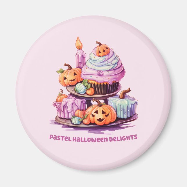 Imã Pastel Halloween Delights (Frente)