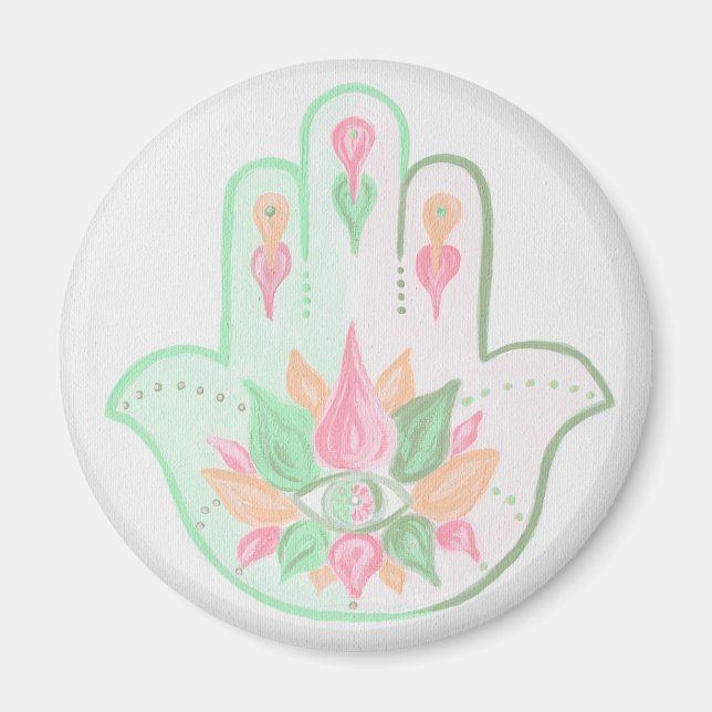 Imã Pastel Hamsa Magnet (Frente)