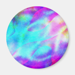 Imã Pastel Neon Rainbow Gradient Art