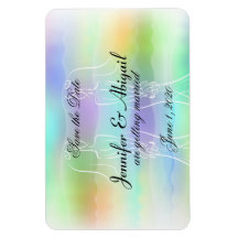 Pastel Rainbow Brides Casamento Salve a Data