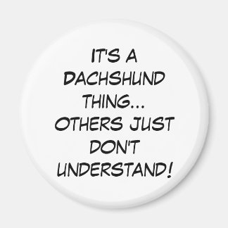 Imã Pastilhas Suburbanas de Chicagoland Dachshund