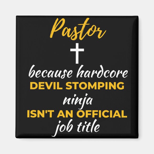 Imã Pastor Porque o Demônio Duplo Ninja (Frente)