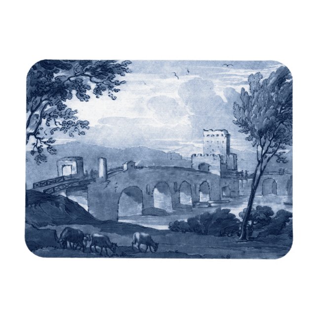 Ímã Pastoral Toile - Ponte (Horizontal)