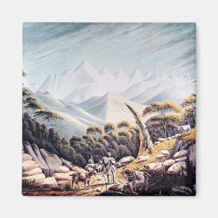 Imã Pastores nepaleses nos Himalayas, 1826