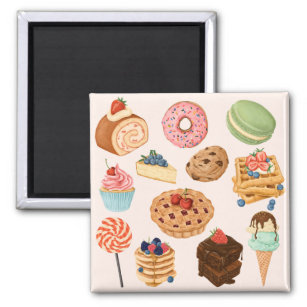 Imã Pastries Magnet