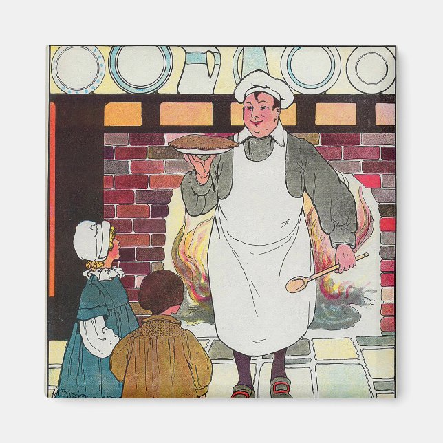 Imã Pat-a-cake, pat-a-cake, homem de Baker (Frente)