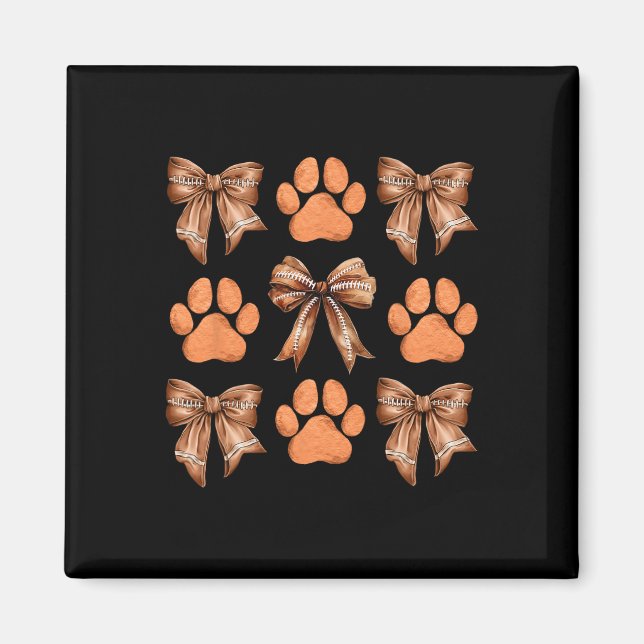 Imã Pata de Cachorro de Coquette de Arco Cachorro Impr (Frente)