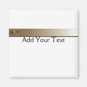 Imã Pata de Cachorro e Impressão de Mão dos Melhores A