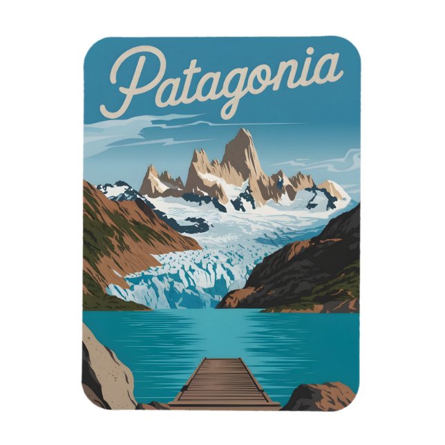 Ímã Patagonia Vintage (Vertical)