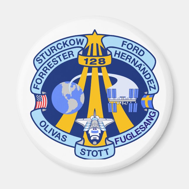 Imã Patch de missão STS-128 (Frente)