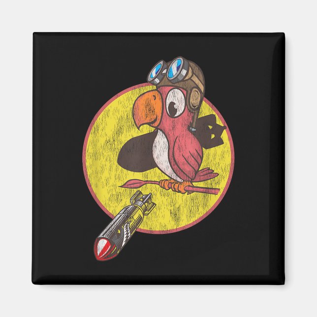 Imã Patch Do Piloto De Combate Da Segunda Guerra Mundi (Frente)