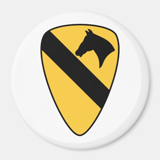 Imã Patch Patriótico da Divisão de Cavalaria de 1rua (Frente)