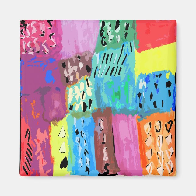 Imã Patches coloridos (Frente)