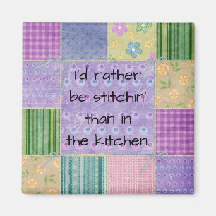 Imã Patchwork do país do Quilter