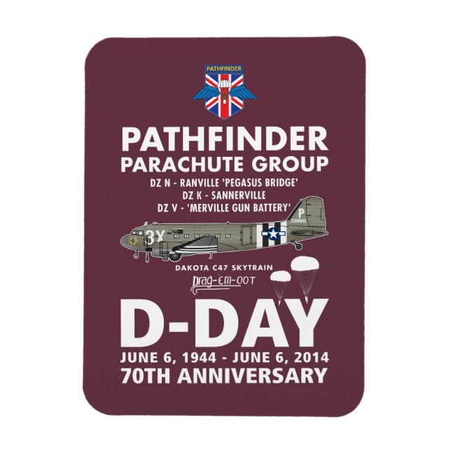 ÍMÃ PATHFINDER PARACHUTE GROUP MAGNET (Vertical)