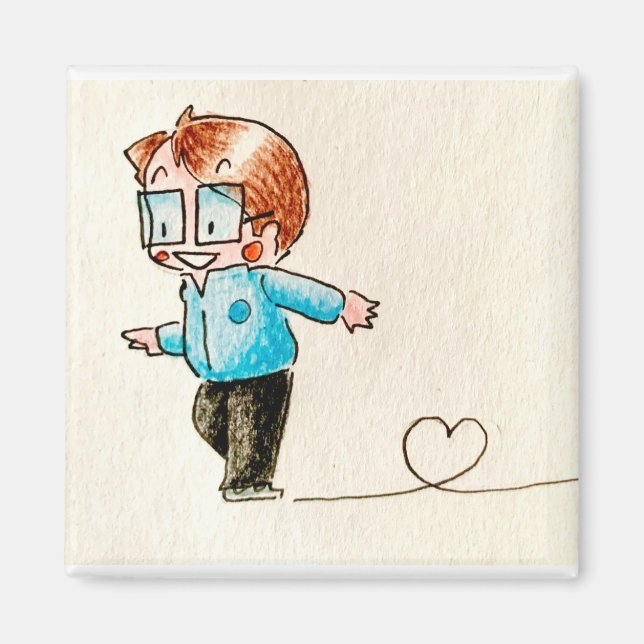 Imã Patinação de figurinhas (Frente)