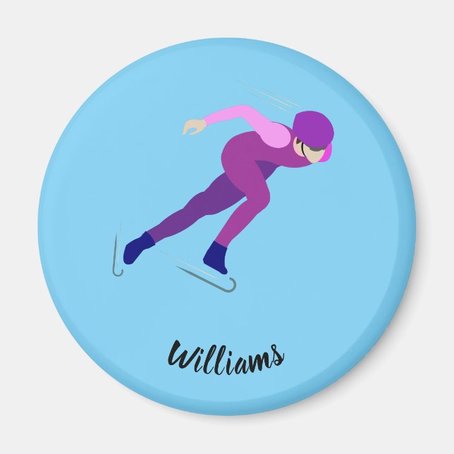 Imã Patinação de velocidade (Frente)