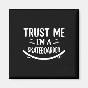 Imã Patinação Engraçada - Confie em Mim, Eu Sou um Ska