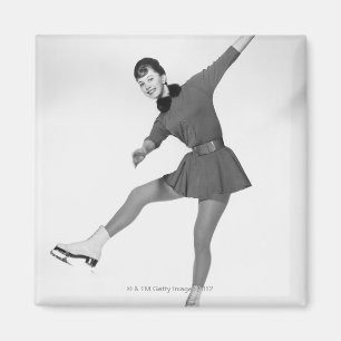Imã Patinagem artística da mulher