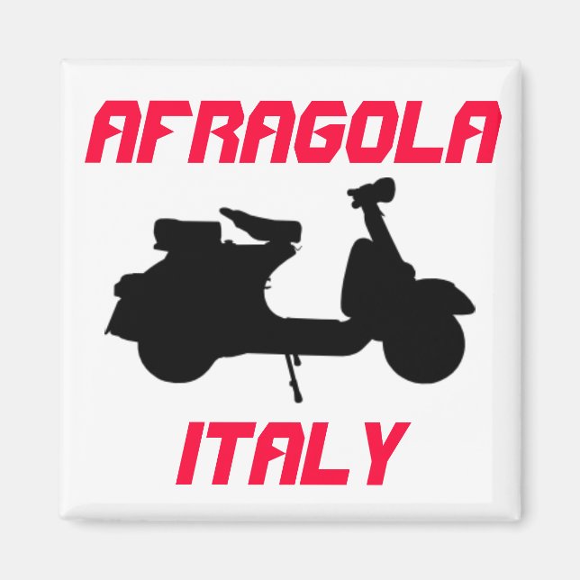Imã Patinete, África, Itália (Frente)