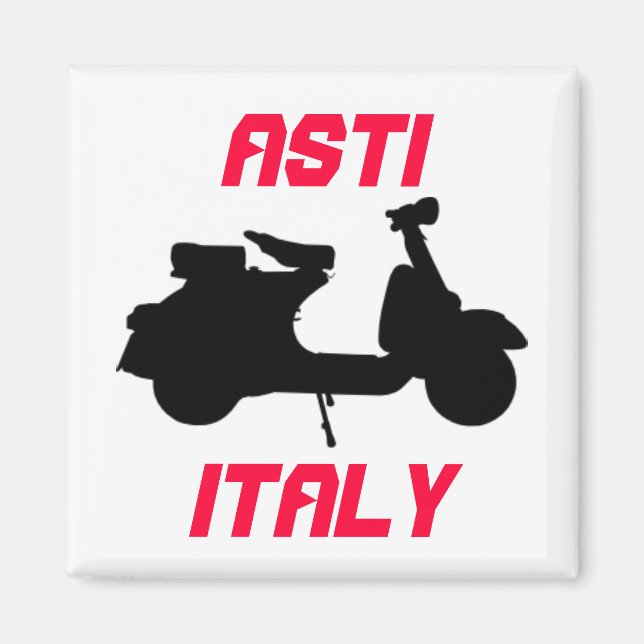 Imã Patinete, Asti, Itália (Frente)