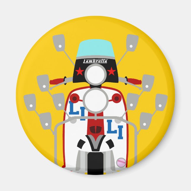 Imã Patinete Mod Brit (Frente)
