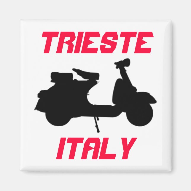 Imã Patinete, Trieste, Itália (Frente)