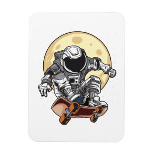 Ímã Patins Astronauta