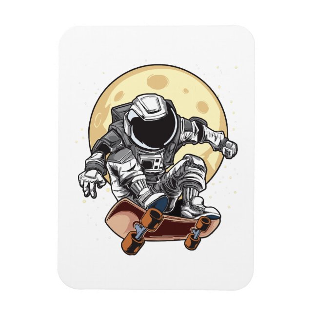 Ímã Patins Astronauta (Vertical)