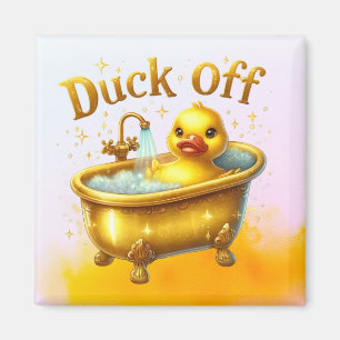 Imã Pato amarelo na banheira