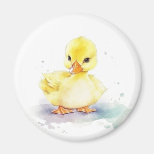 Imã Pato Bebê 2 Magneta Aquarela