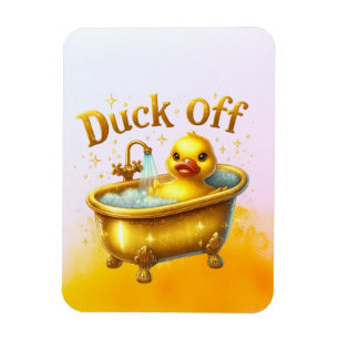 Ímã Pato de Banho Divertido