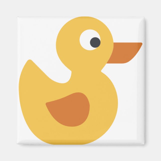 Imã pato de borracha (Frente)