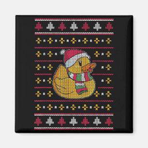 Imã Pato de Borracha Bonito do Natal do Papai Noel