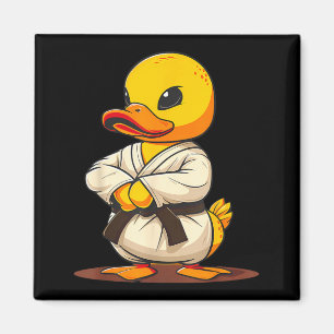 Imã Pato de Borracha de Caratê Motivo Taekwondo Jiu-Ji